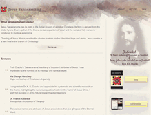 Tablet Screenshot of jesusmantra.com